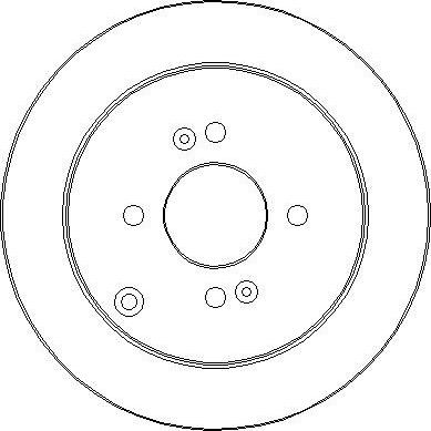 National NBD1340 - Brake Disc autospares.lv