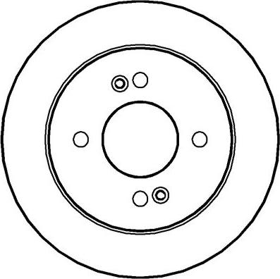 National NBD1343 - Brake Disc autospares.lv