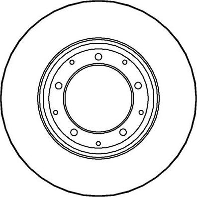 National NBD1363 - Brake Disc autospares.lv