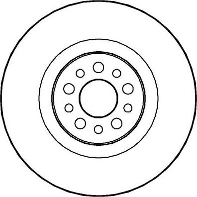 National NBD1300 - Brake Disc autospares.lv