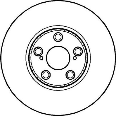 DOYEN RDV256 - Brake Disc autospares.lv