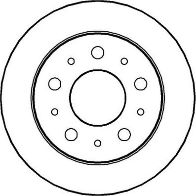 National NBD1311 - Brake Disc autospares.lv