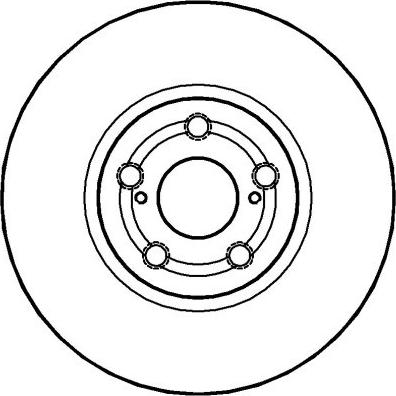 National NBD1324 - Brake Disc autospares.lv