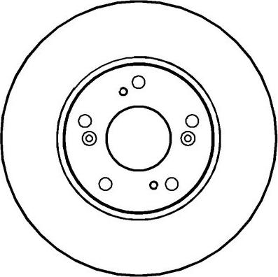 BSF 11584V - Brake Disc autospares.lv