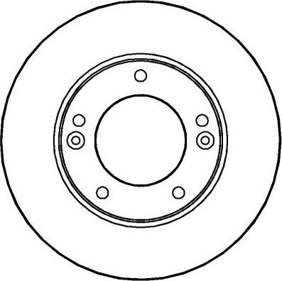 National NBD1245 - Brake Disc autospares.lv