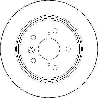 National NBD1253 - Brake Disc autospares.lv