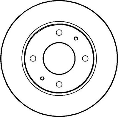 National NBD1252 - Brake Disc autospares.lv