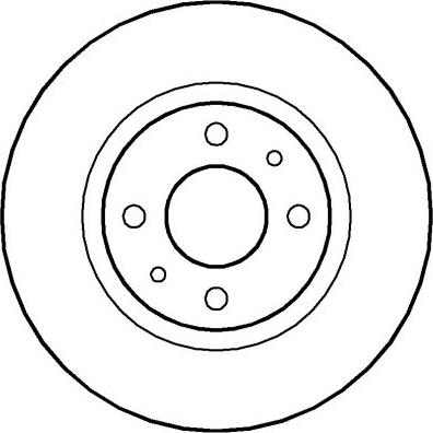 National NBD120 - Brake Disc autospares.lv