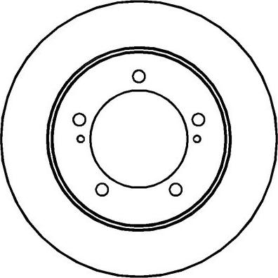 National NBD1213 - Brake Disc autospares.lv