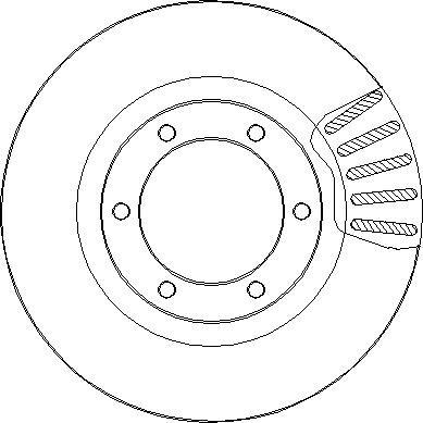 National NBD1212 - Brake Disc autospares.lv