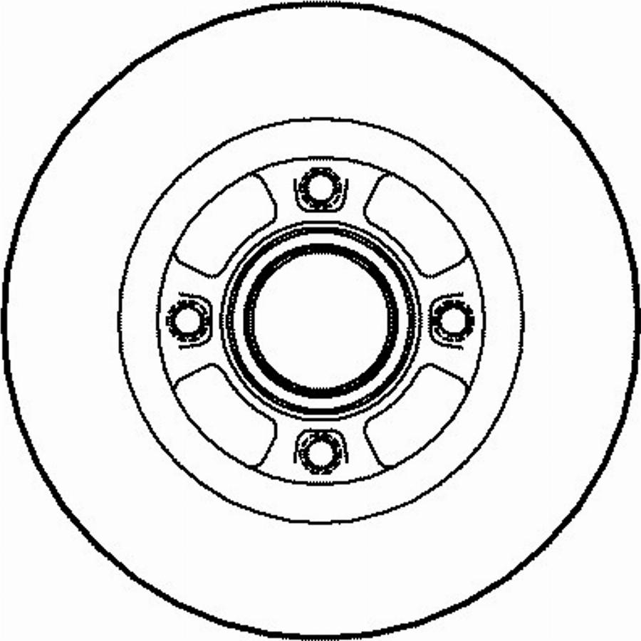 National NBD1285 - Brake Disc autospares.lv