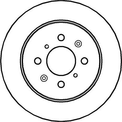 National NBD1224 - Brake Disc autospares.lv