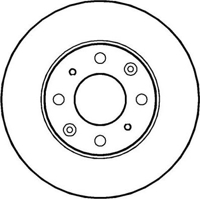 National NBD1225 - Brake Disc autospares.lv