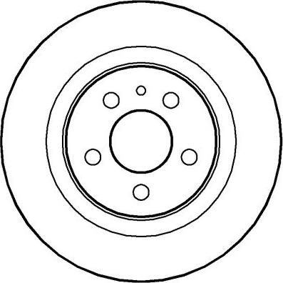 National NBD1222 - Brake Disc autospares.lv