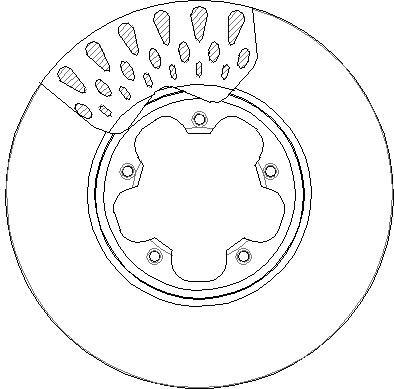 National NBD1795 - Brake Disc autospares.lv