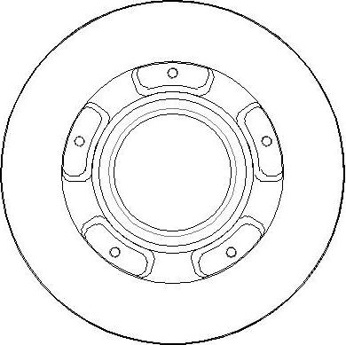 National NBD1796 - Brake Disc autospares.lv