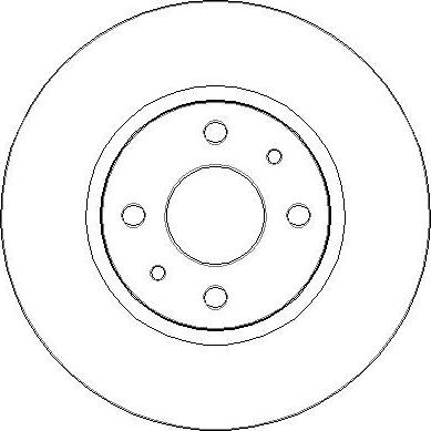 National NBD1791 - Brake Disc autospares.lv