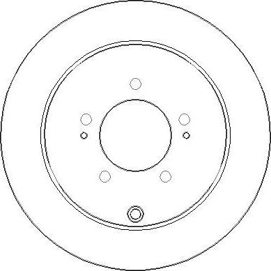 Nisshinbo ND3002K - Brake Disc autospares.lv