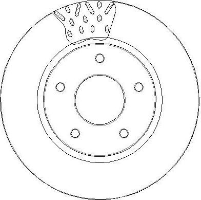 E.T.F. 19-2619 - Brake Disc autospares.lv