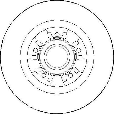 Triscan 1115-P013951L - Brake Disc autospares.lv