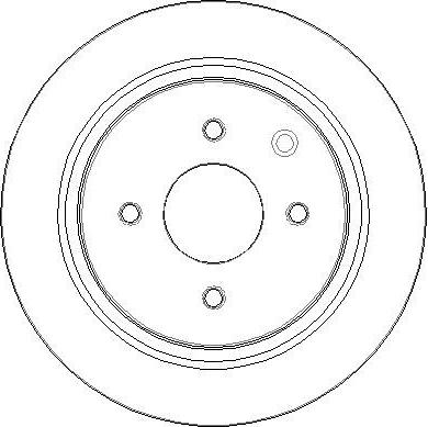 MDR MRD-2108 - Brake Disc autospares.lv