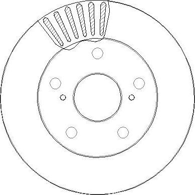 National NBD1732 - Brake Disc autospares.lv