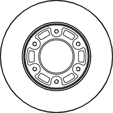 NATIONAL NBD849 - Brake Disc autospares.lv