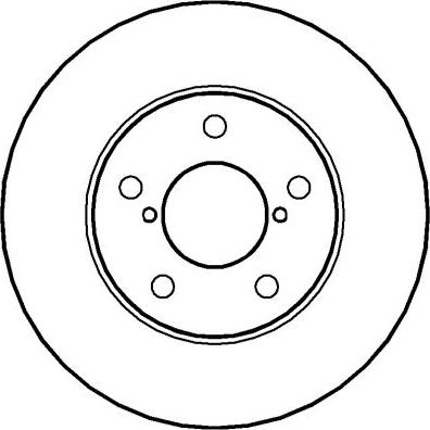 National NBD851 - Brake Disc autospares.lv