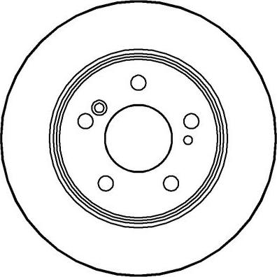 NATIONAL NBD805 - Brake Disc autospares.lv