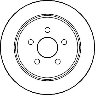 Akebono BN-0598E - Brake Disc autospares.lv