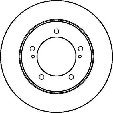 National NBD831 - Brake Disc autospares.lv