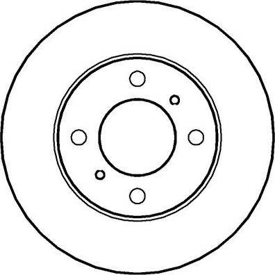 National NBD837 - Brake Disc autospares.lv