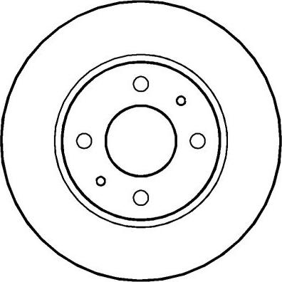 National NBD824 - Brake Disc autospares.lv