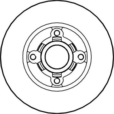 National NBD344 - Brake Disc autospares.lv