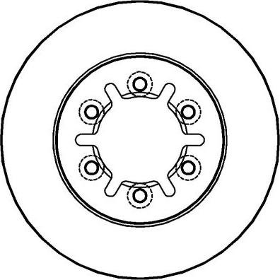 National NBD340 - Brake Disc autospares.lv