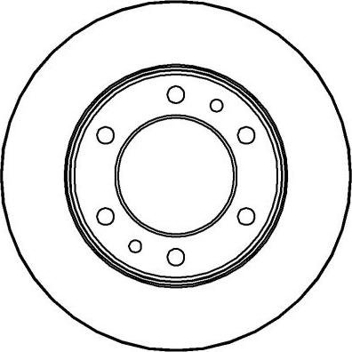 NATIONAL NBD343 - Brake Disc autospares.lv