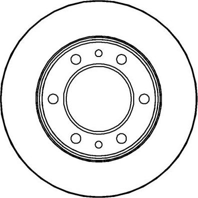 National NBD342 - Brake Disc autospares.lv