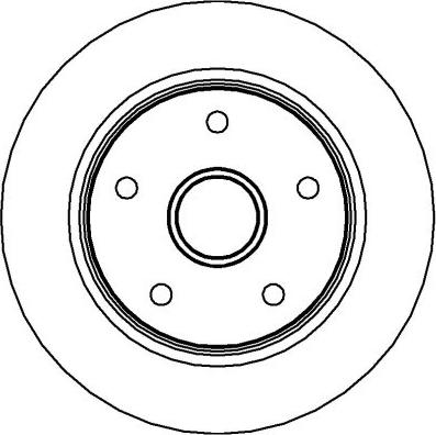 National NBD358 - Brake Disc autospares.lv