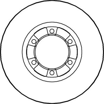 BENDIX 561580 - Brake Disc autospares.lv