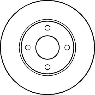 National NBD313 - Brake Disc autospares.lv