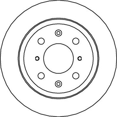 National NBD377 - Brake Disc autospares.lv