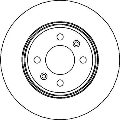 National NBD247 - Brake Disc autospares.lv