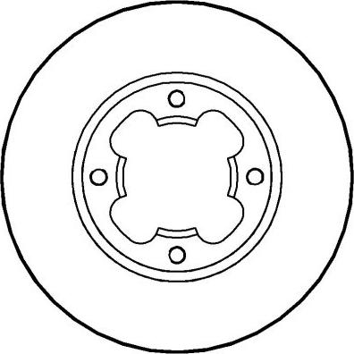 Pemebla JAPDI-702 - Brake Disc autospares.lv