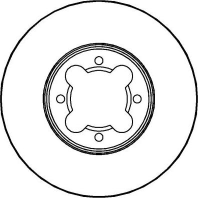 NATIONAL NBD269 - Brake Disc autospares.lv