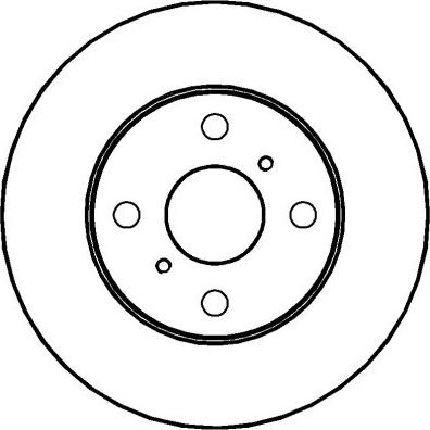 LPR T2281V - Brake Disc autospares.lv