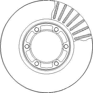 National NBD209 - Brake Disc autospares.lv