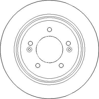 National NBD2051 - Brake Disc autospares.lv