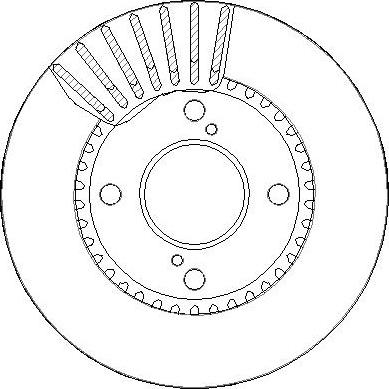 NATIONAL NBD2053 - Brake Disc autospares.lv