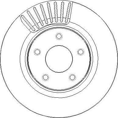 National NBD2068 - Brake Disc autospares.lv