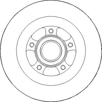 National NBD2035 - Brake Disc autospares.lv